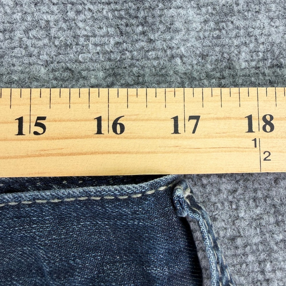 Silver Jeans Mens 33x32 (Fits 34x31) Dark Wash Zac Relaxed Straight Denim - Picture 12 of 15